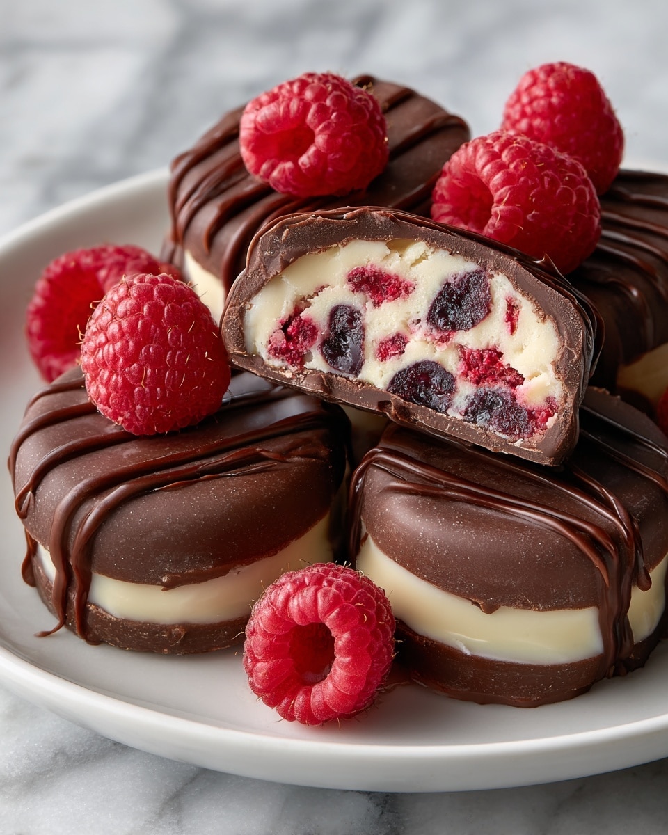 Chocolate Raspberry Mousse Bites Recipe - Recipe Image