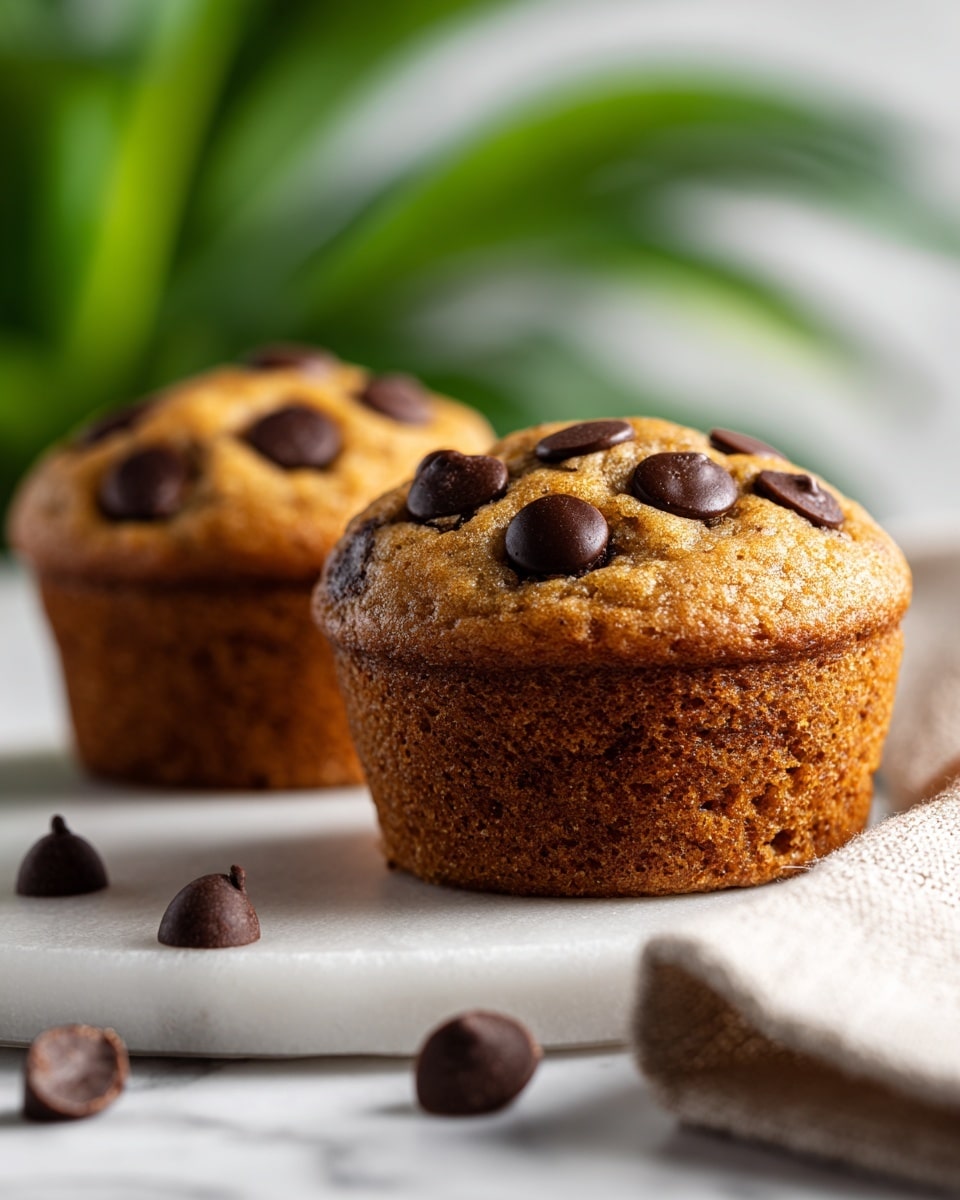 Vegan Chocolate Chip Muffins Recipe - Recipe Image