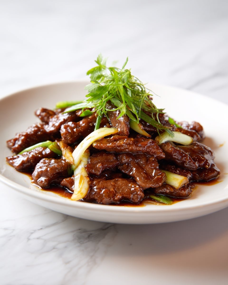 Oyster Sauce Beef Onion Stir-Fry Recipe - Recipe Image