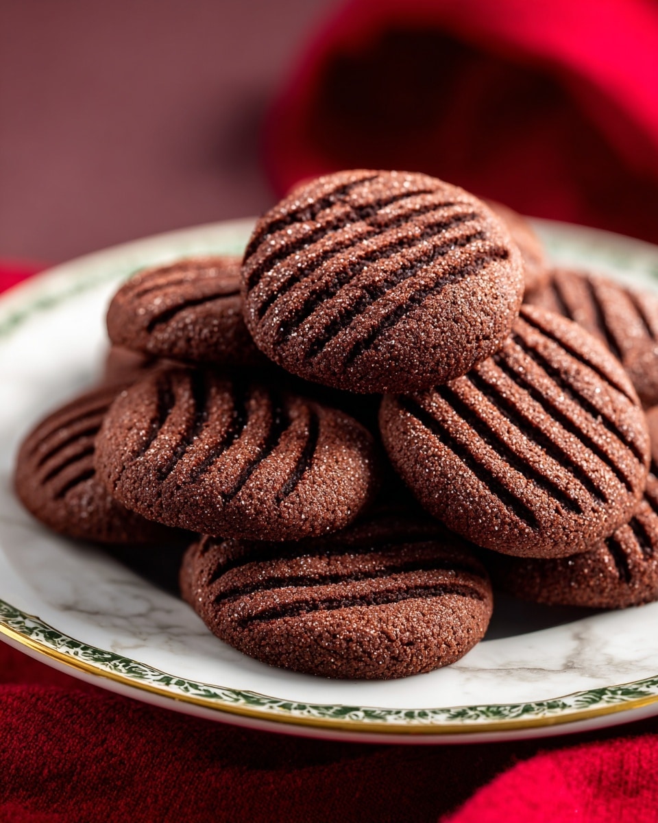 Gluten-Free Chocolate Shortbread Cookies Recipe - Recipe Image