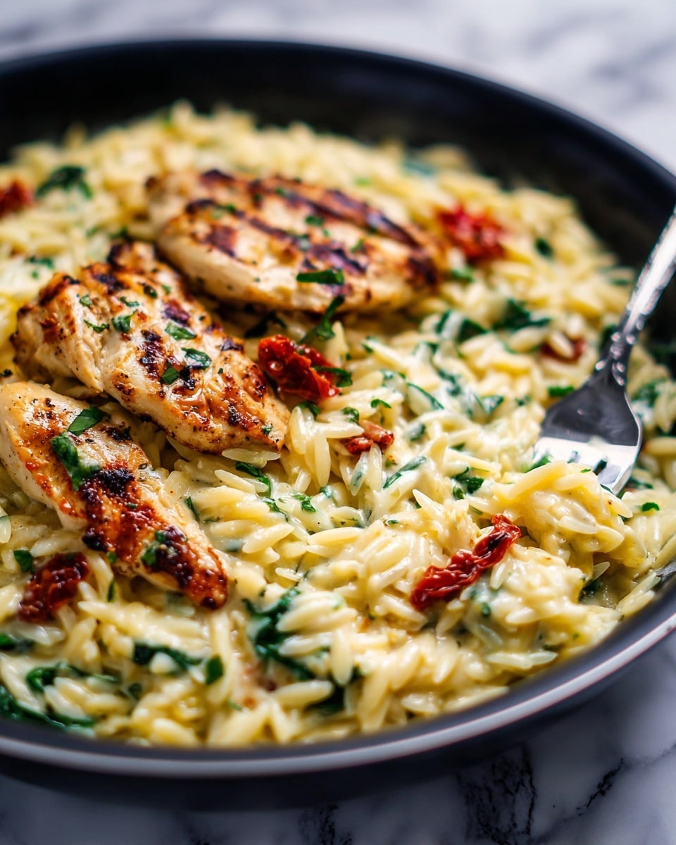 Marry Me Chicken Orzo {One Pot} Recipe - Recipe Image