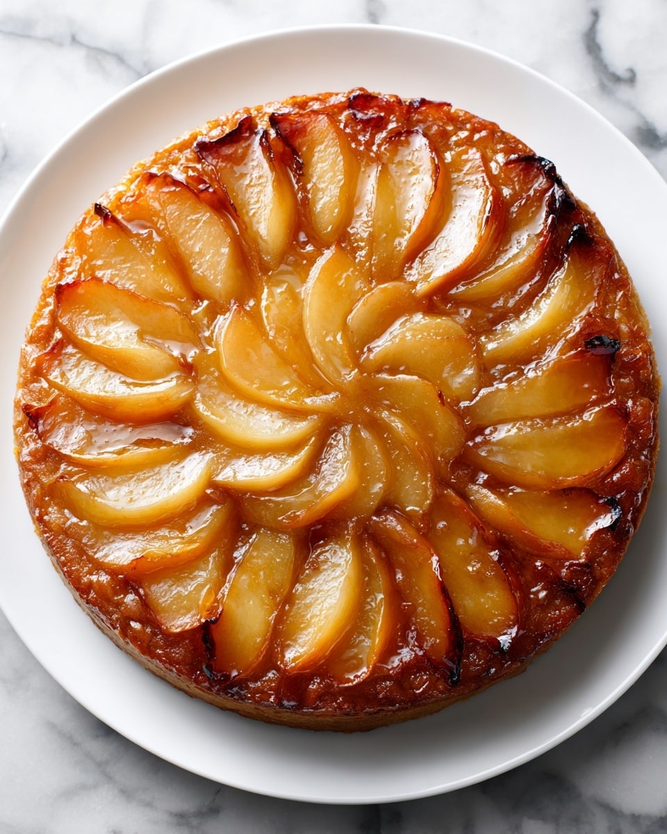 Brown Butter Apple Upside-Down Cake Recipe - Recipe Image