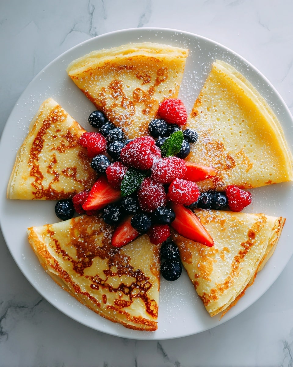 Mixed Berry Crepes Recipe - Recipe Image