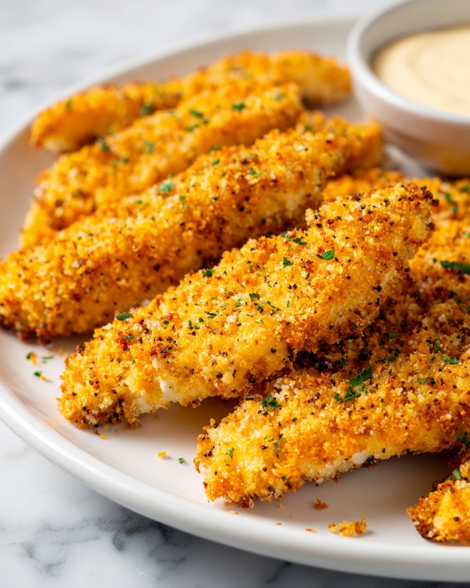 Garlic Parmesan Chicken Tenders Recipe - Recipe Image