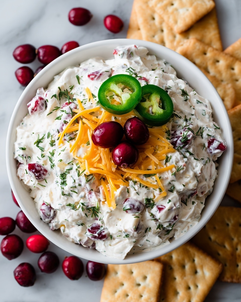 Holiday Cranberry Jalapeño Cream Cheese Dip Recipe - Recipe Image