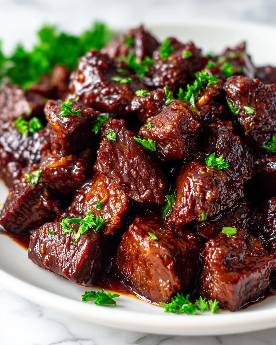 Slow Cooker Steak Bites Recipe - Recipe Image