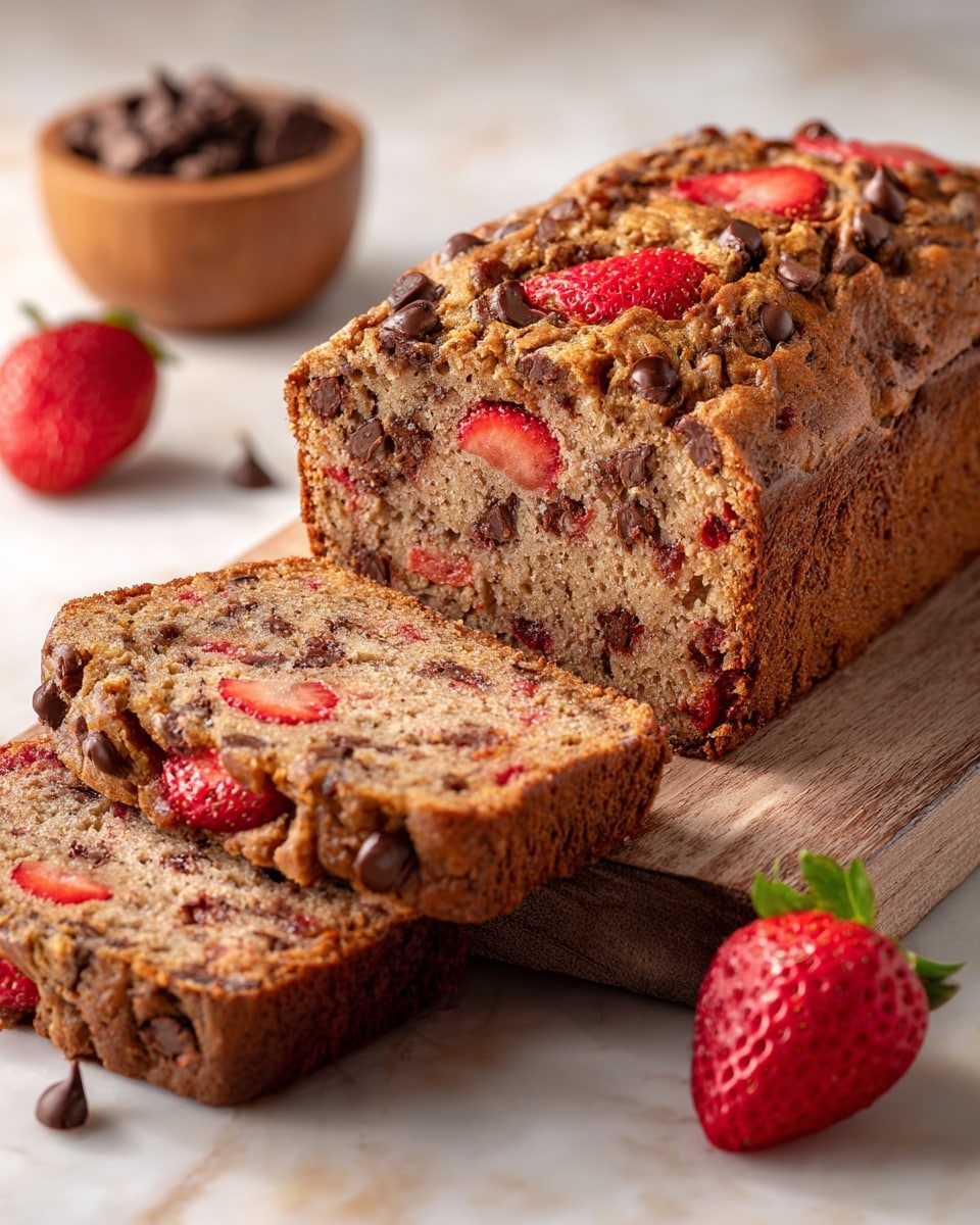 Chocolate Strawberry Bread Recipe - Recipe Image