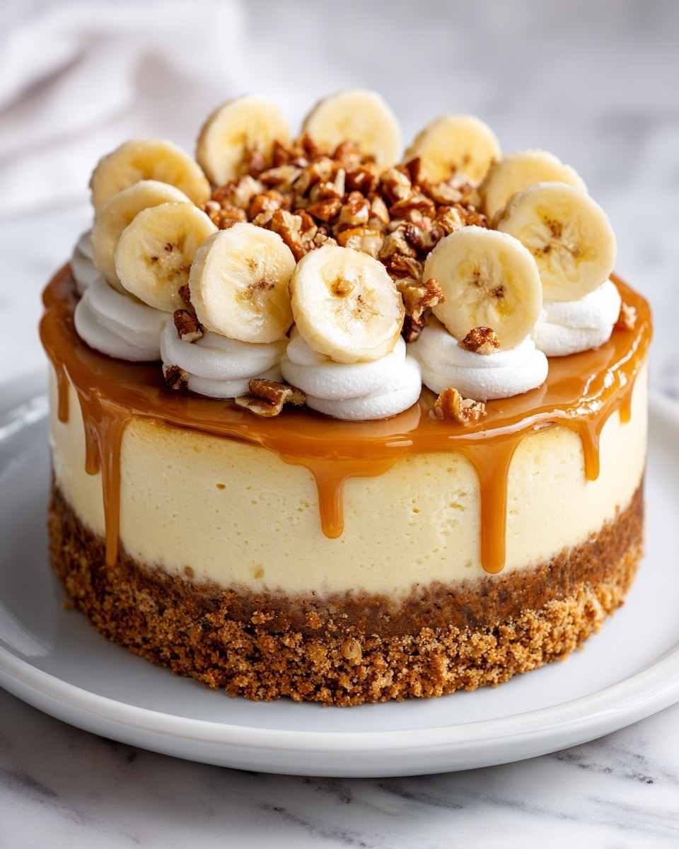 No Bake Banana Pudding Cheesecake Recipe - Recipe Image