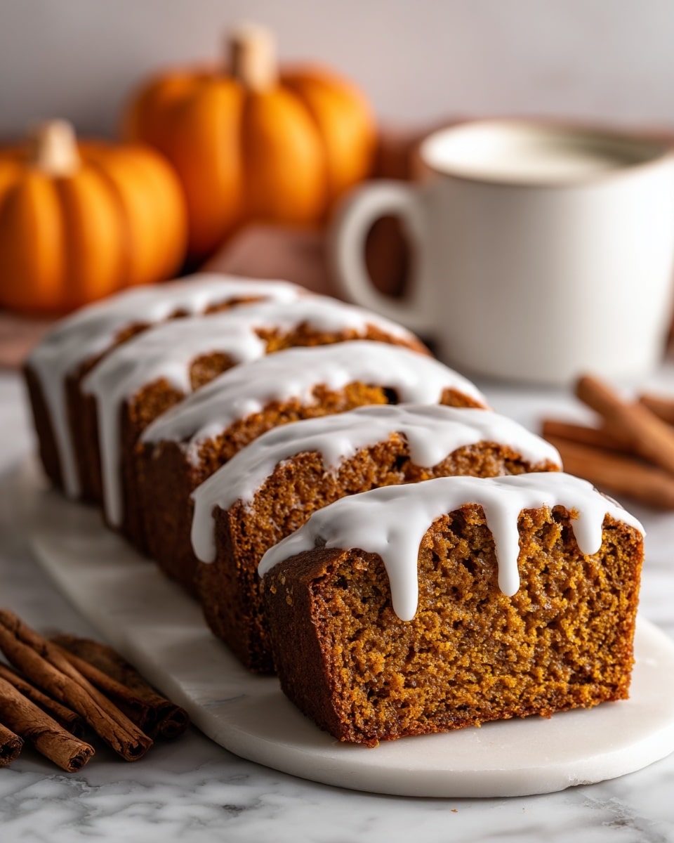 Cream Cheese-Filled Pumpkin Bread Recipe - Recipe Image