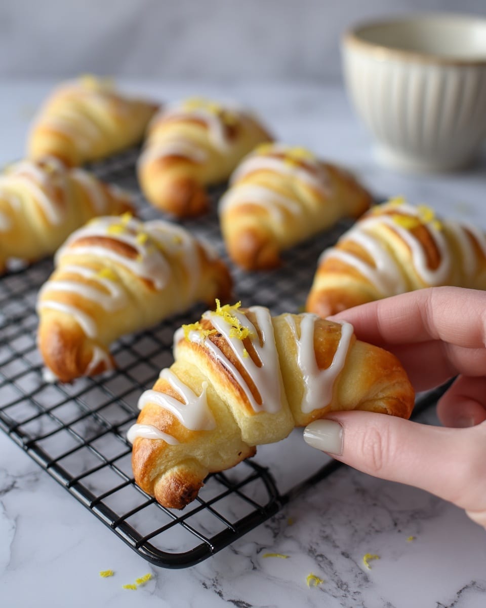 Lemon Cream Cheese Crescent Rolls Recipe - Recipe Image
