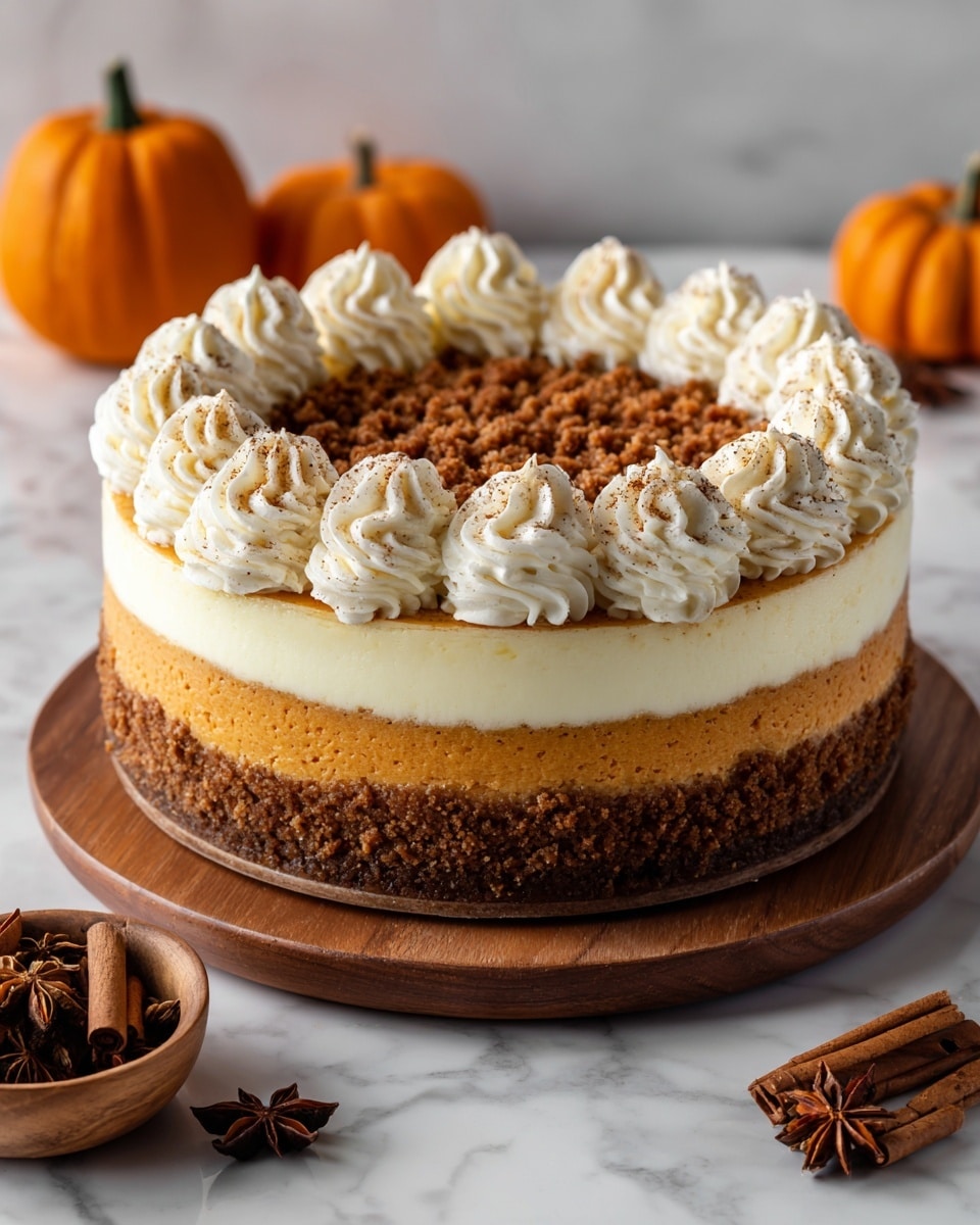 Pumpkin Streusel Cheesecake Recipe - Recipe Image