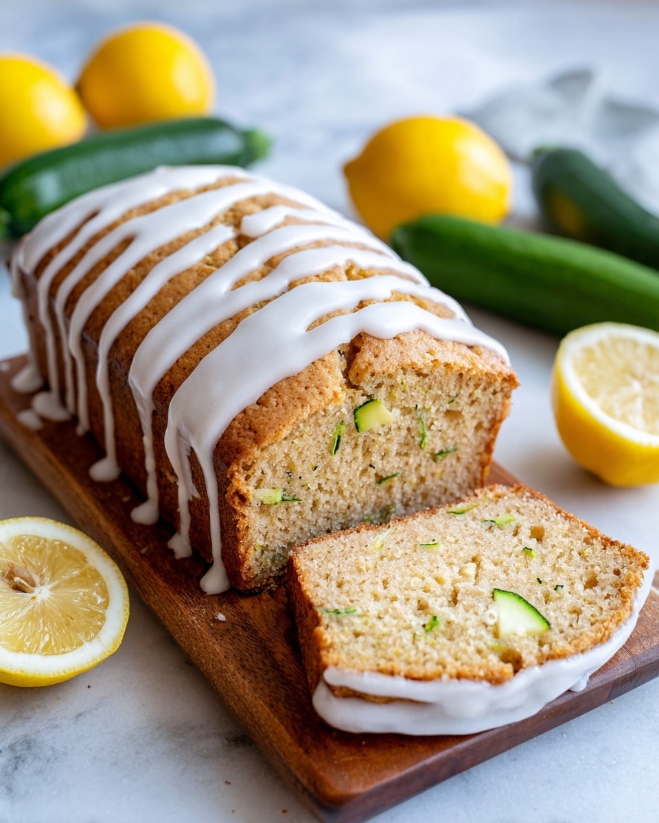 Lemon Zucchini Bread with Lemon Glaze Recipe - Recipe Image