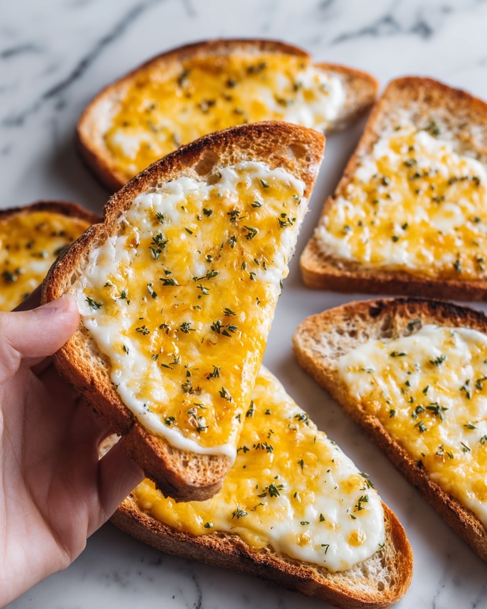 Cheesy Garlic Bread Recipe - Recipe Image