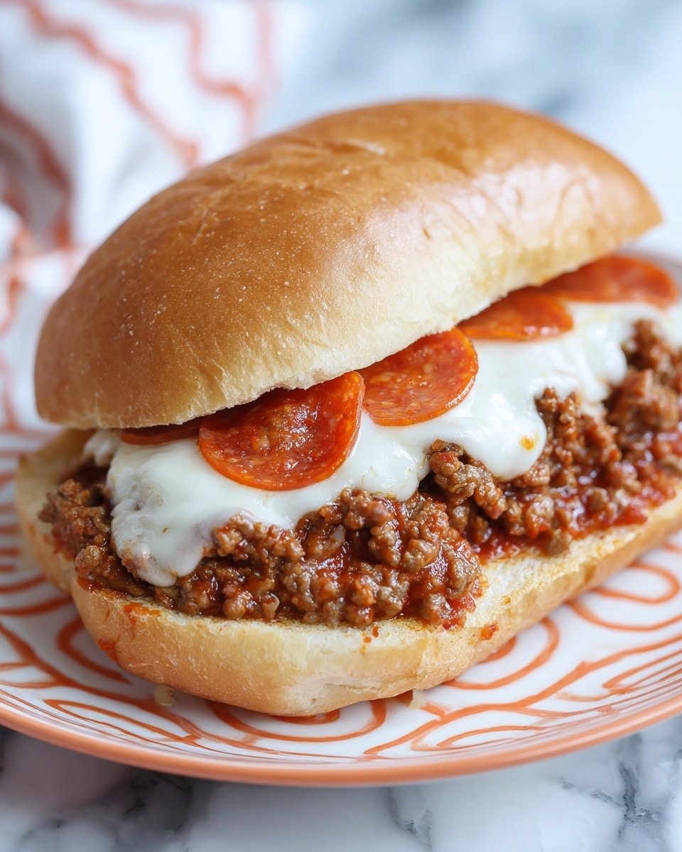 Crockpot Pizza Burgers – A Family Favorite Recipe - Recipe Image