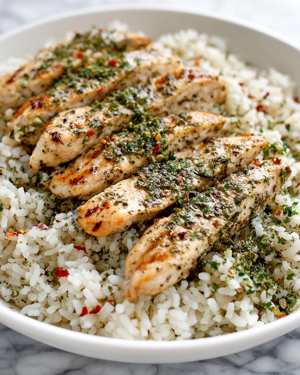 Garlic Parmesan Rice with Chicken Recipe - Recipe Image