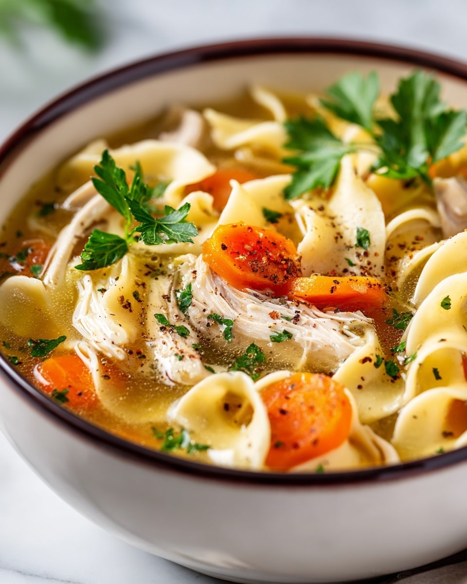Homemade Chicken Noodle Soup: A Comforting Classic Recipe - Recipe Image