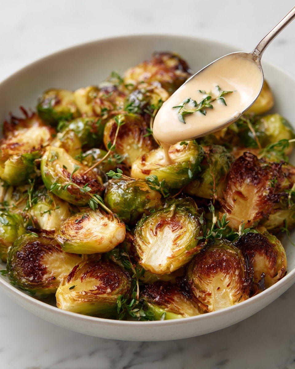 Crispy Fried Brussels Sprouts with Lemon Aioli Recipe - Recipe Image