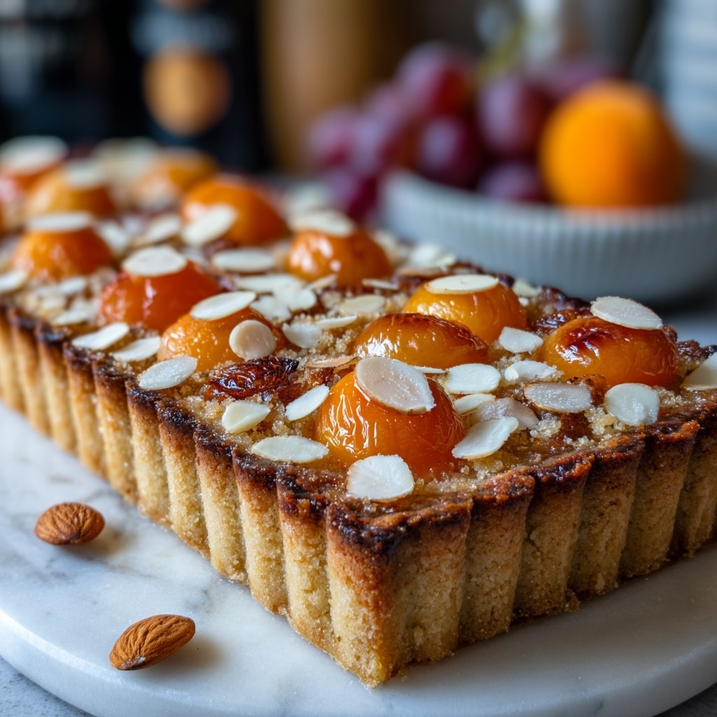 Apricot Almond Tart Recipe - Recipe Image