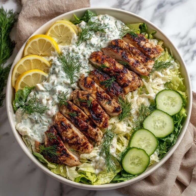 Chicken Tzatziki Bowls: Mediterranean Bliss Recipe
