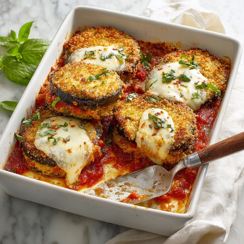 Baked Eggplant Parmesan Recipe - Recipe Image