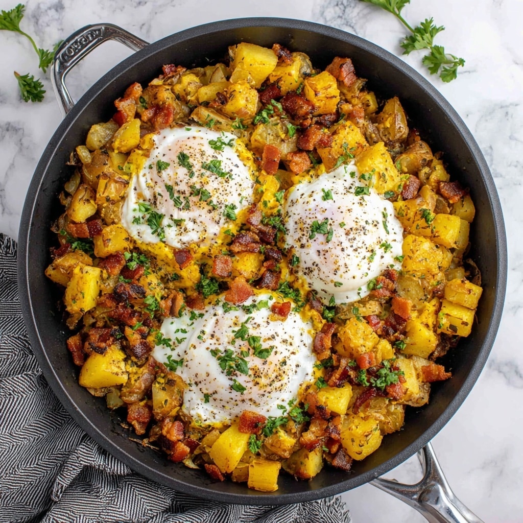 Delicious Potato Egg Scramble Recipe - Recipe Image