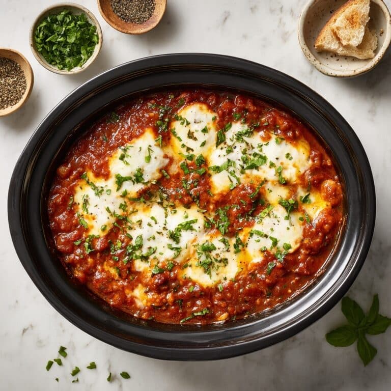 Easy Crockpot Ravioli Lasagna Recipe