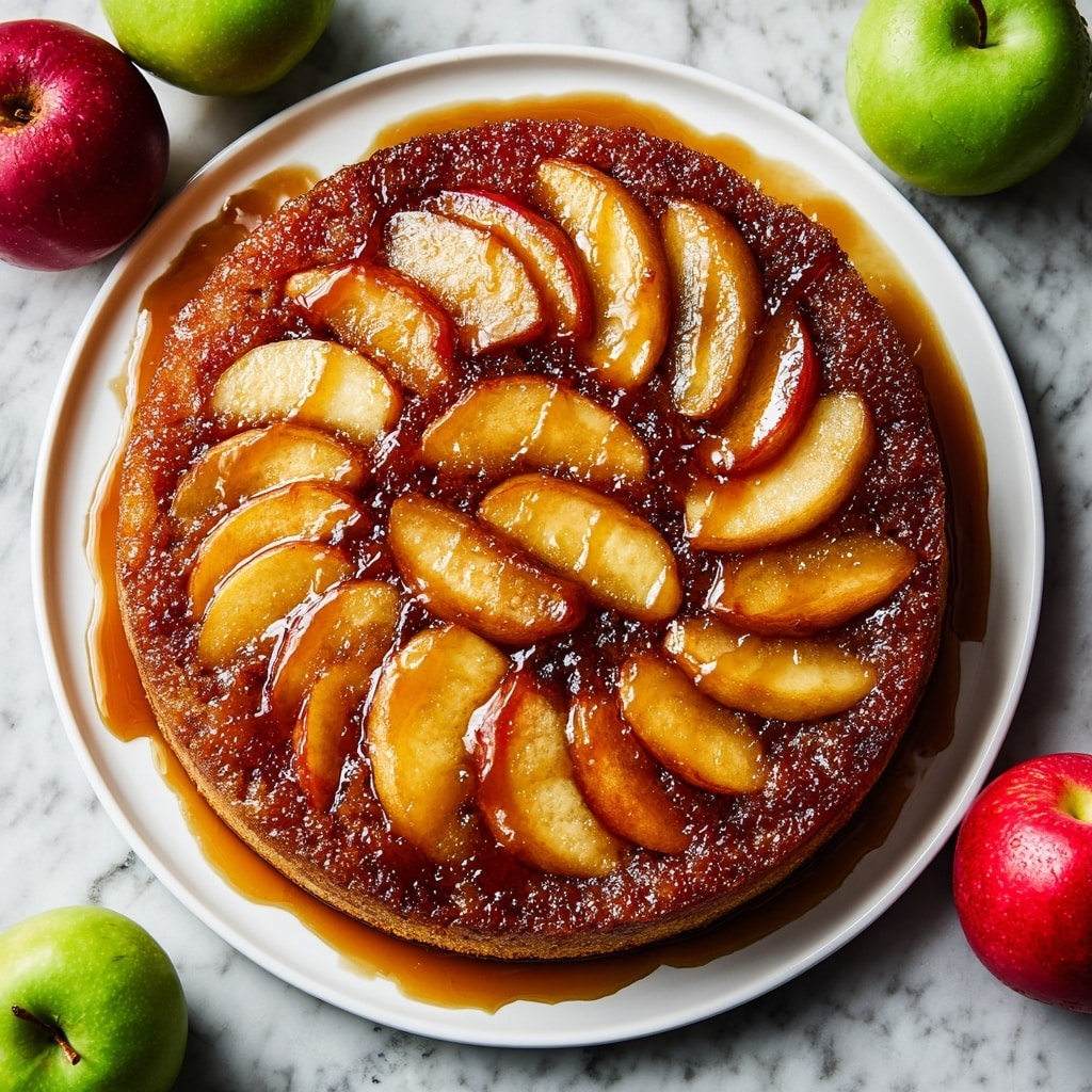 Brown Butter Apple Upside-Down Cake Recipe - Recipe Image