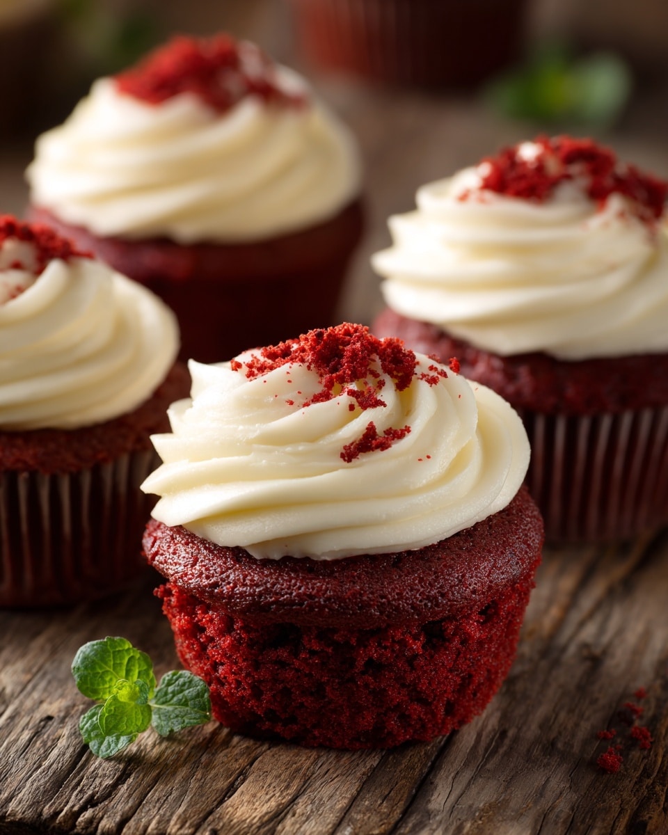 Red Velvet Cheesecake Mini Pies Recipe - Recipe Image