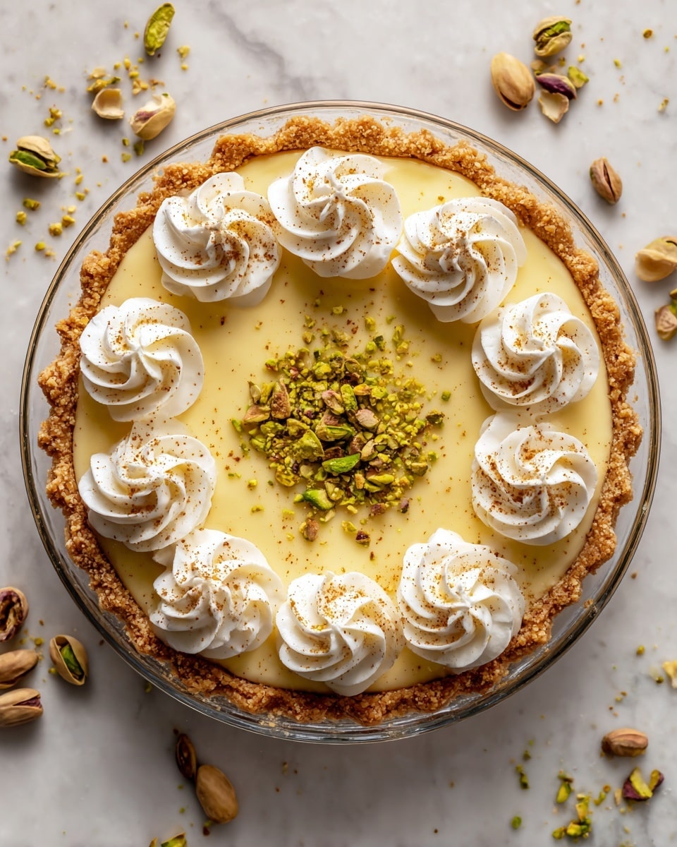 Pistachio Cream Pie Recipe - Recipe Image