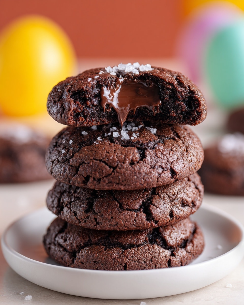 Rich Chocolate Cookies with Glossy Ganache Glaze Recipe - Recipe Image