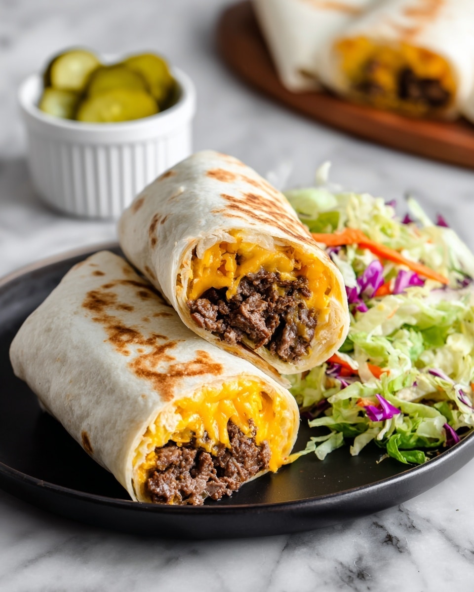 Cheeseburger Burritos Animal Style Recipe - Recipe Image