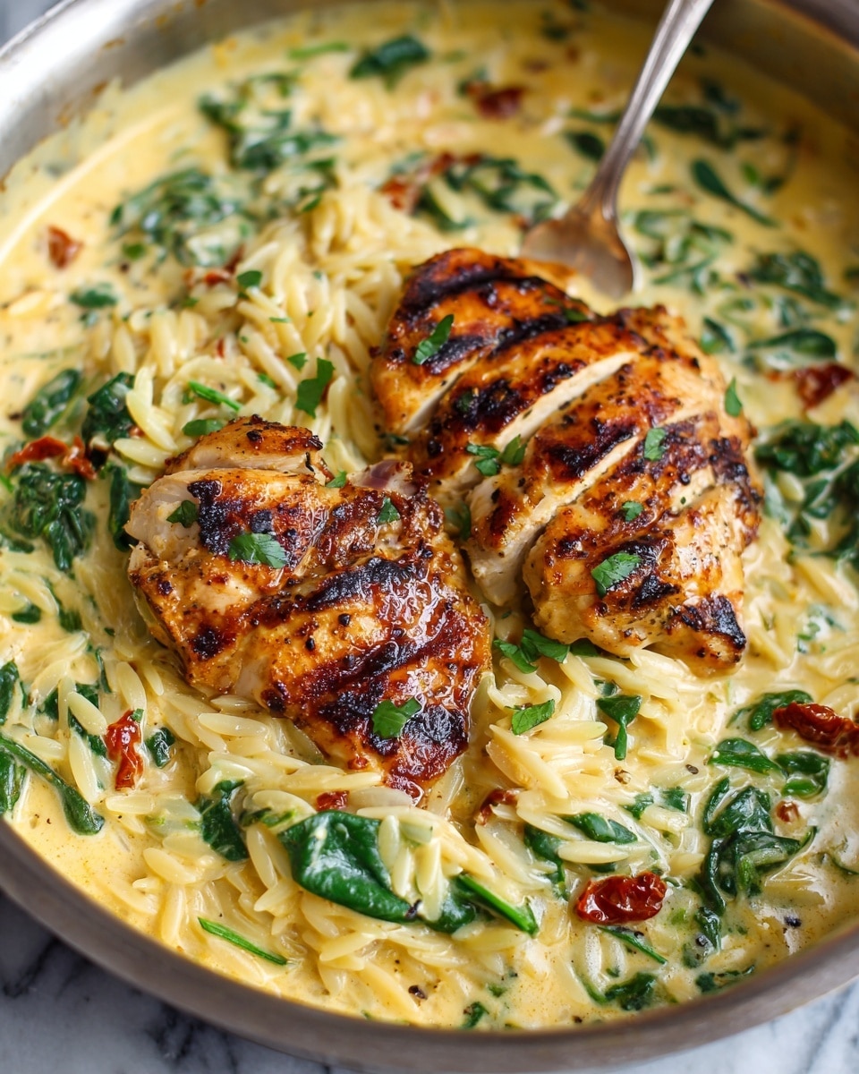 Marry Me Chicken Orzo {One Pot} Recipe - Recipe Image