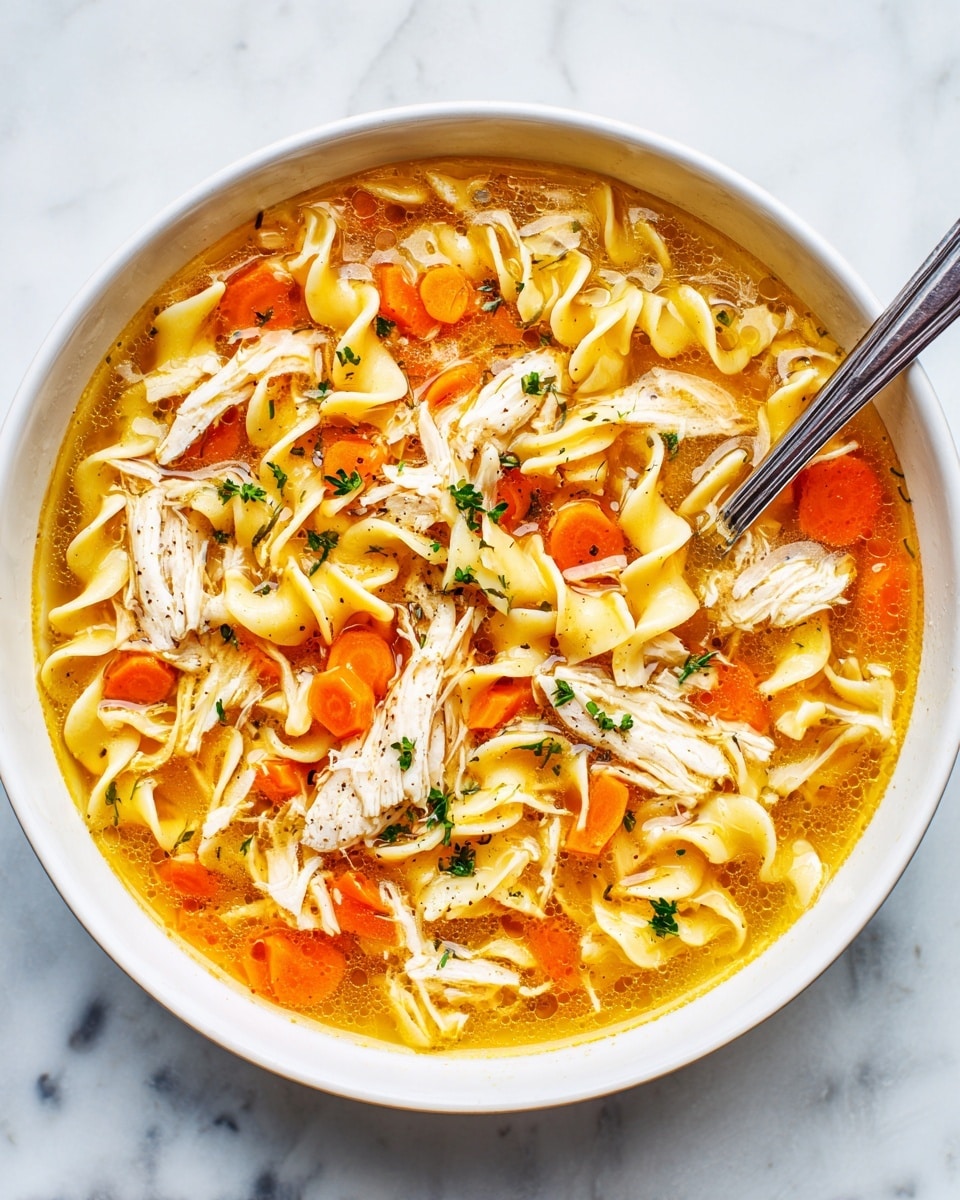 Classic Chicken Noodle Soup Recipe - Recipe Image