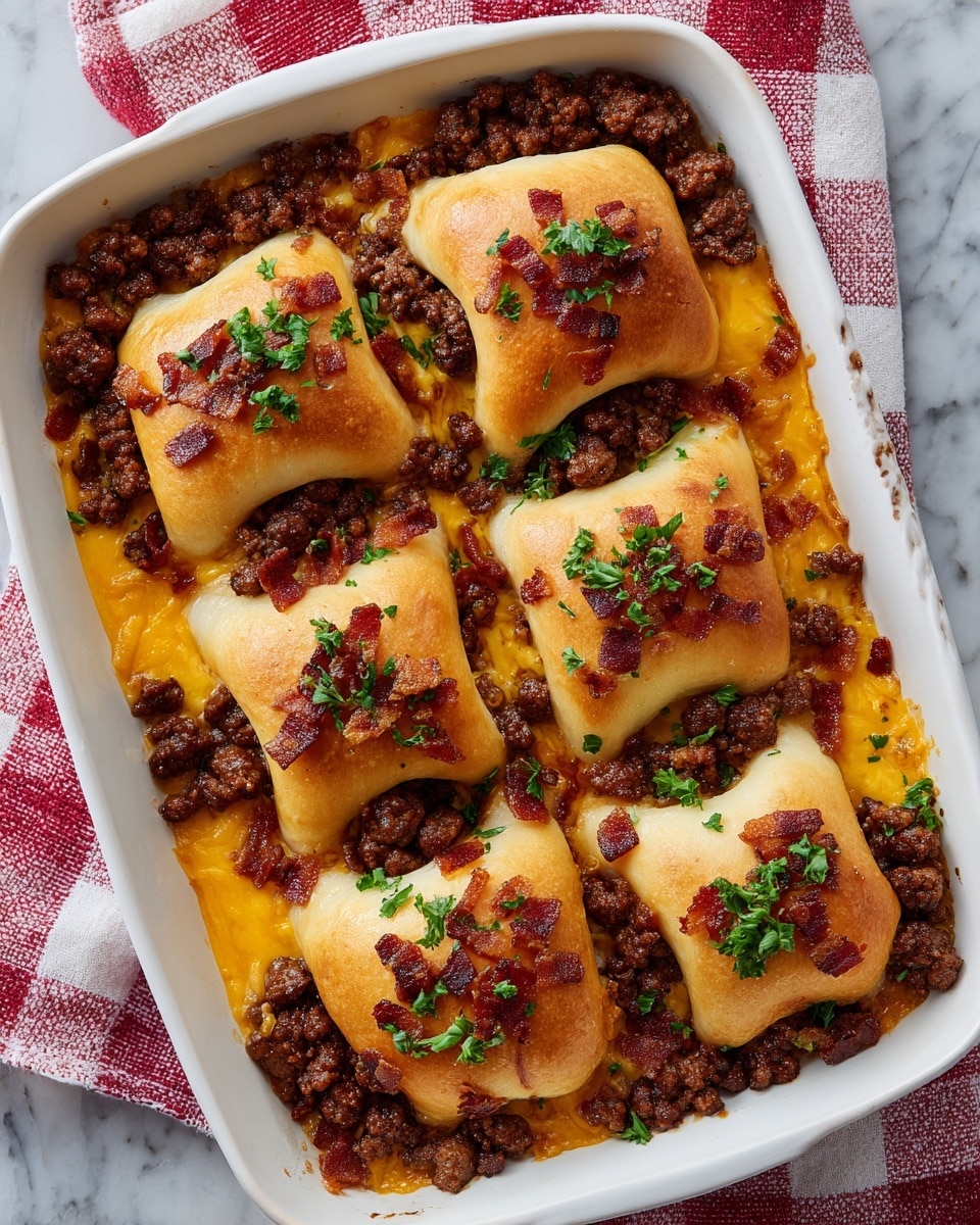 Chili Cheese Dog Casserole Recipe - Recipe Image
