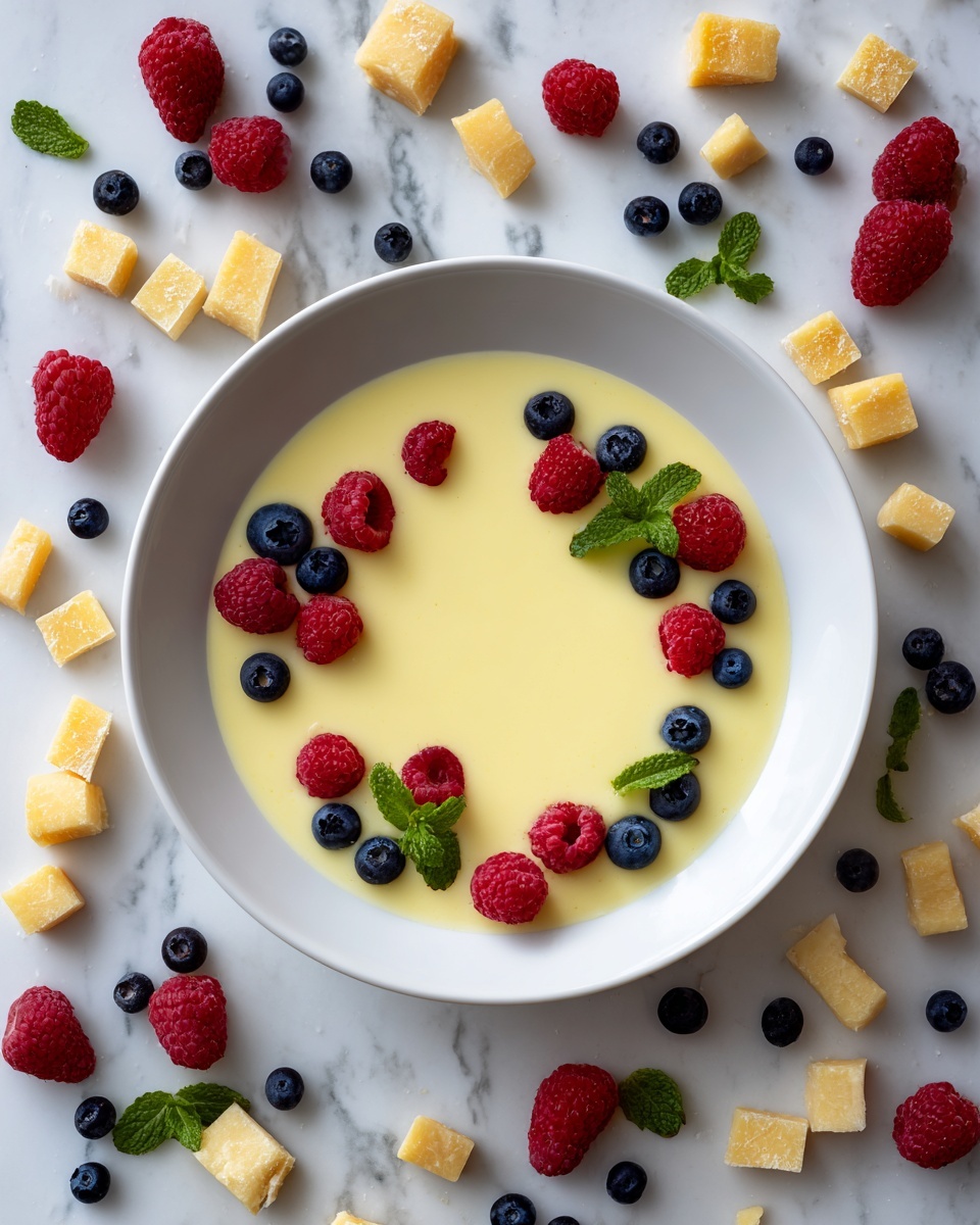 Vanilla Pudding with Fresh Fruit Recipe - Recipe Image
