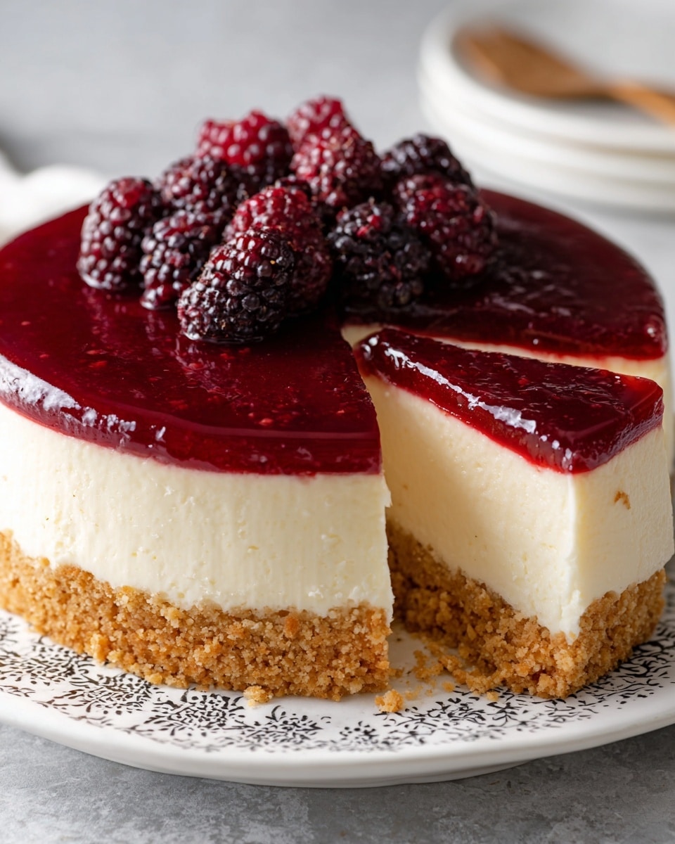 Delicious Creamy Ricotta Cheesecake Recipe - Recipe Image
