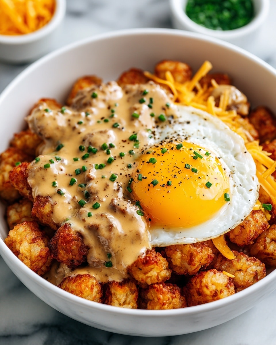Tater Tot Breakfast Bowl Recipe - Recipe Image