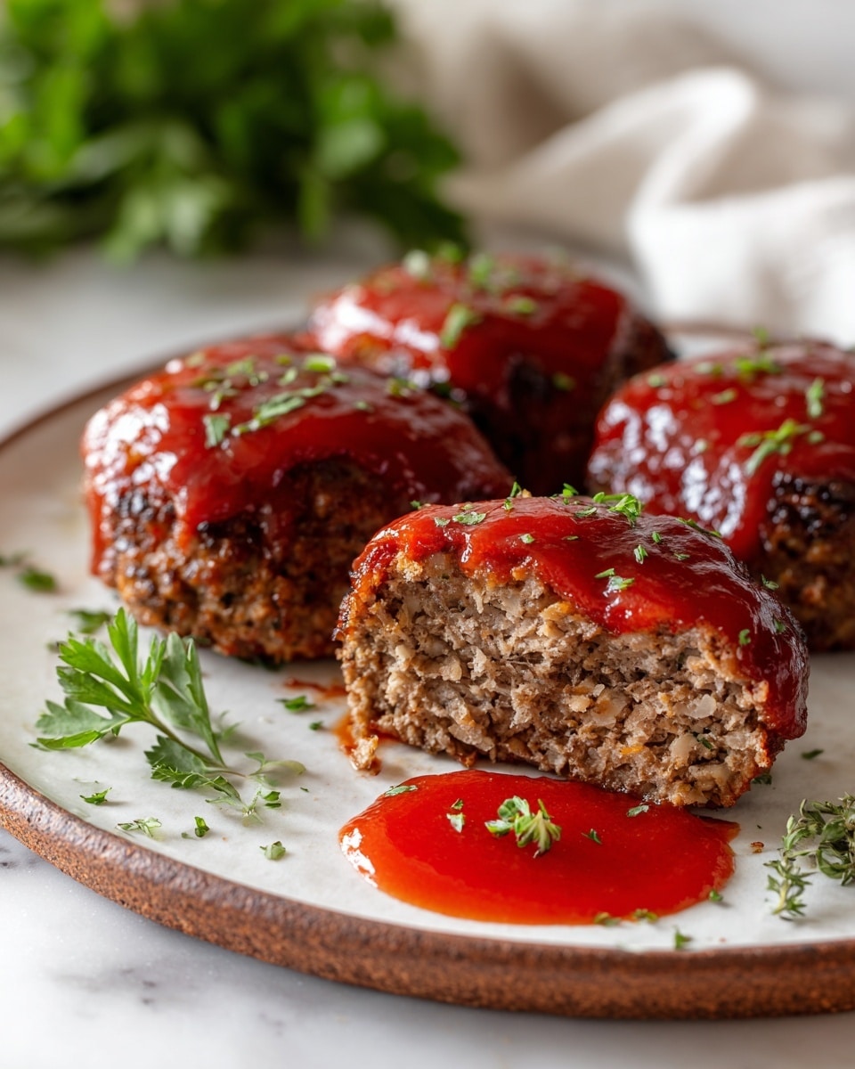 Best Easy Mini Meatloaf with Ground Turkey Recipe - Recipe Image