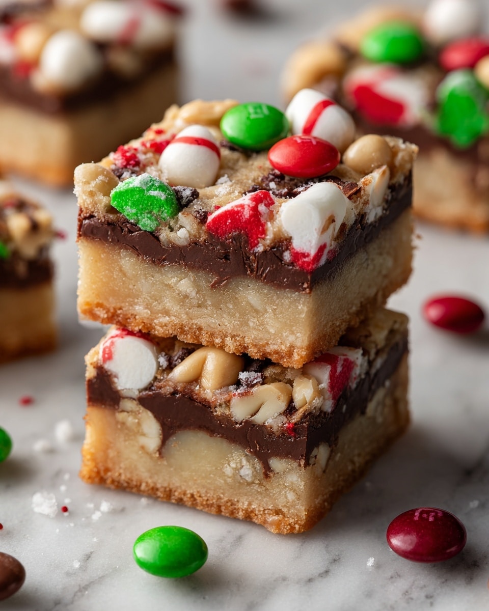 Christmas Cookie Bars Recipe - Recipe Image