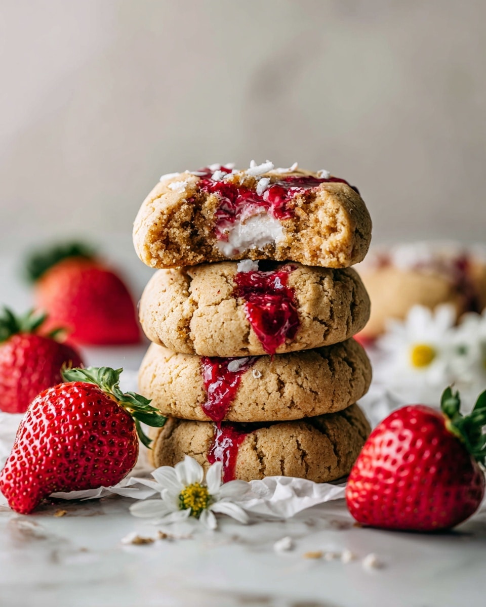 Strawberry Cheesecake Cookies Recipe - Recipe Image