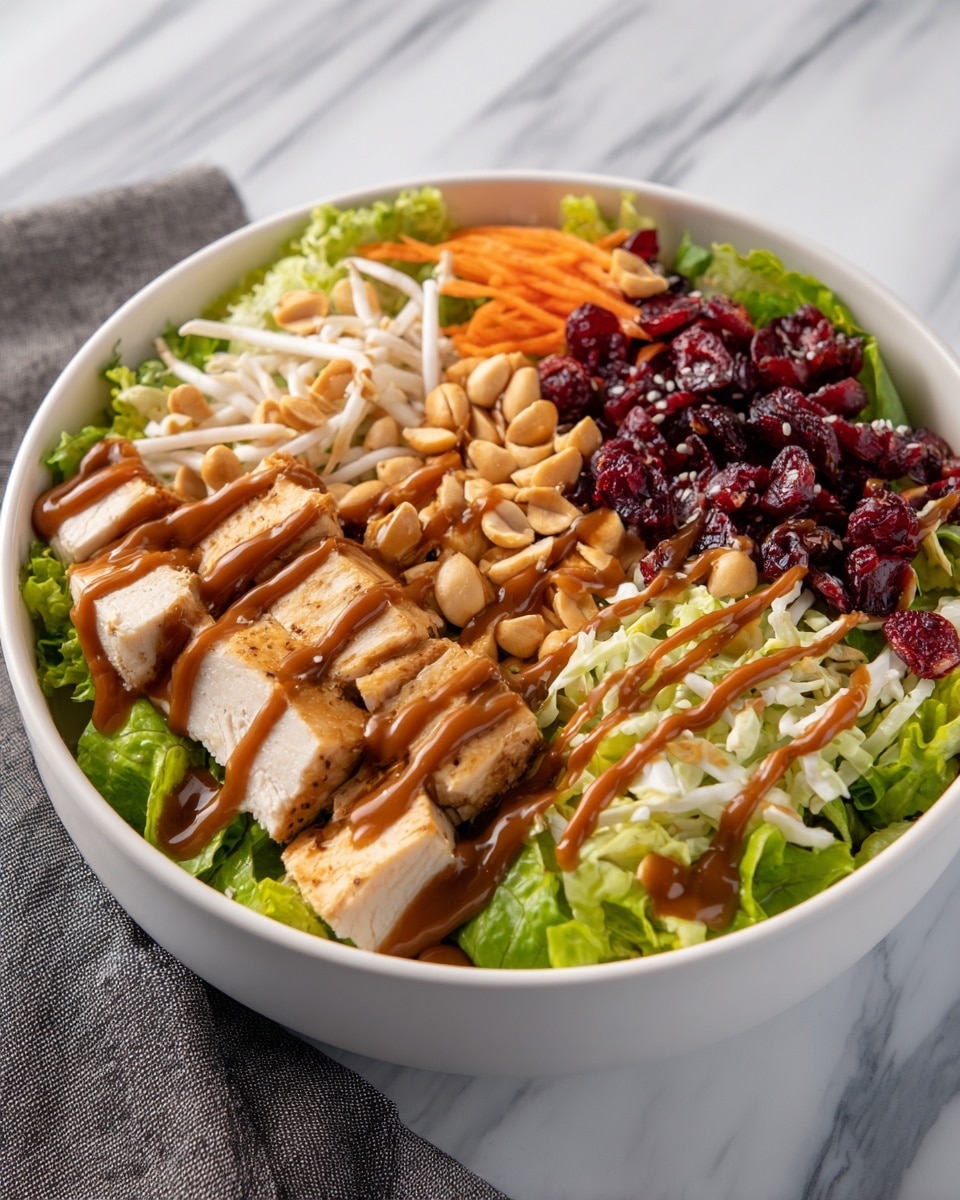 Asian Chicken Cranberry Salad Recipe - Recipe Image