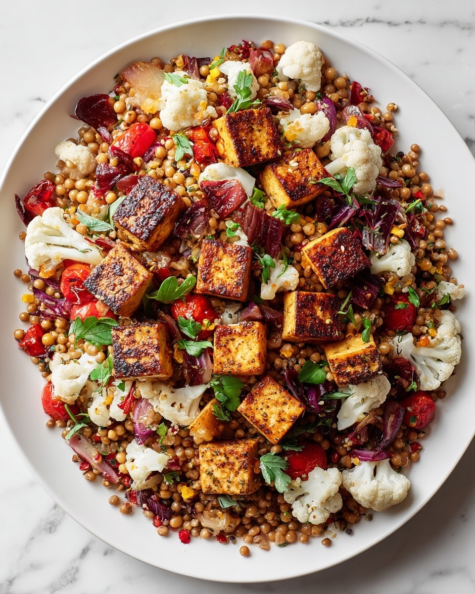 Harissa Tofu Salad Recipe - Recipe Image
