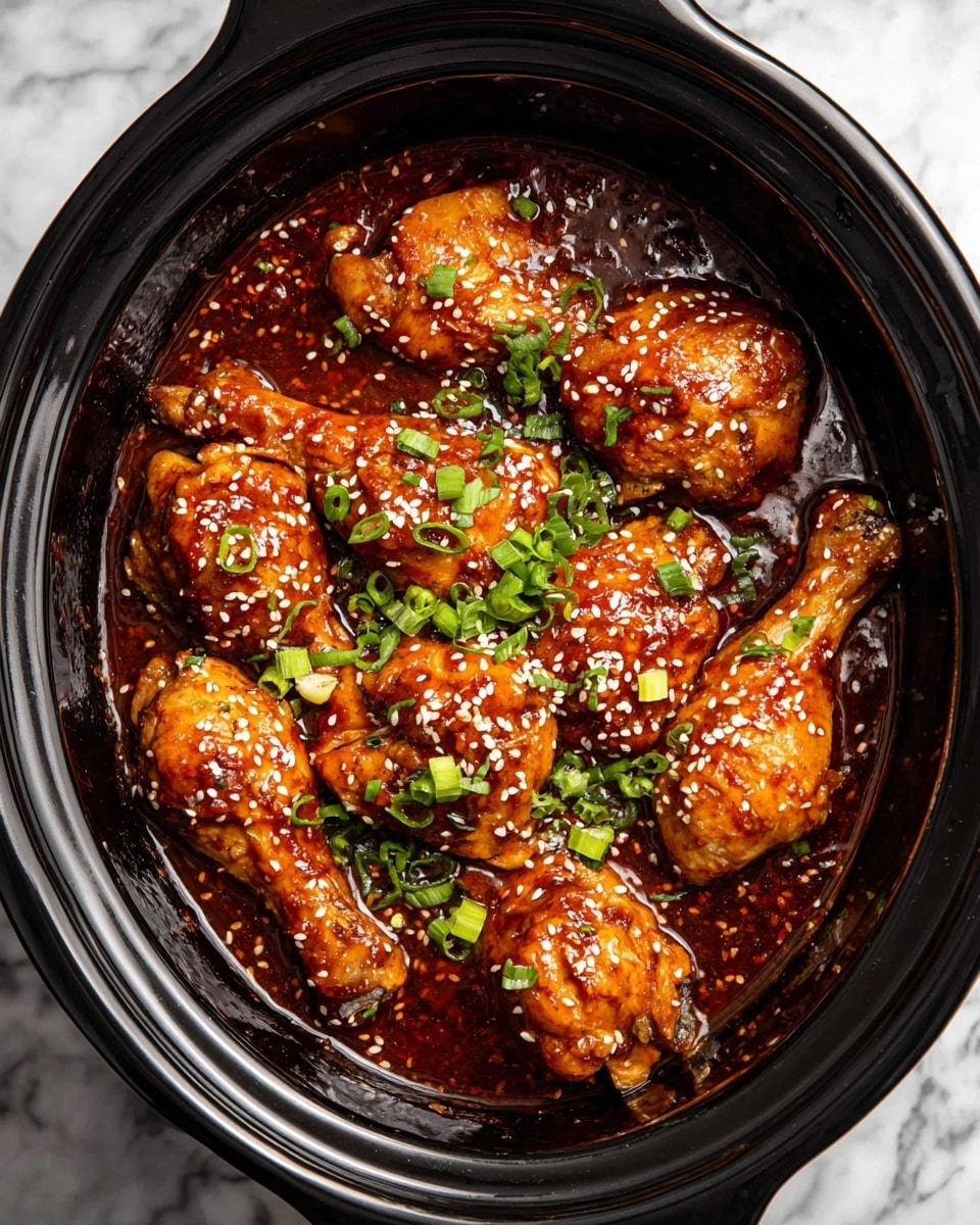 Slow Cooker Honey Garlic Chicken Recipe - Recipe Image