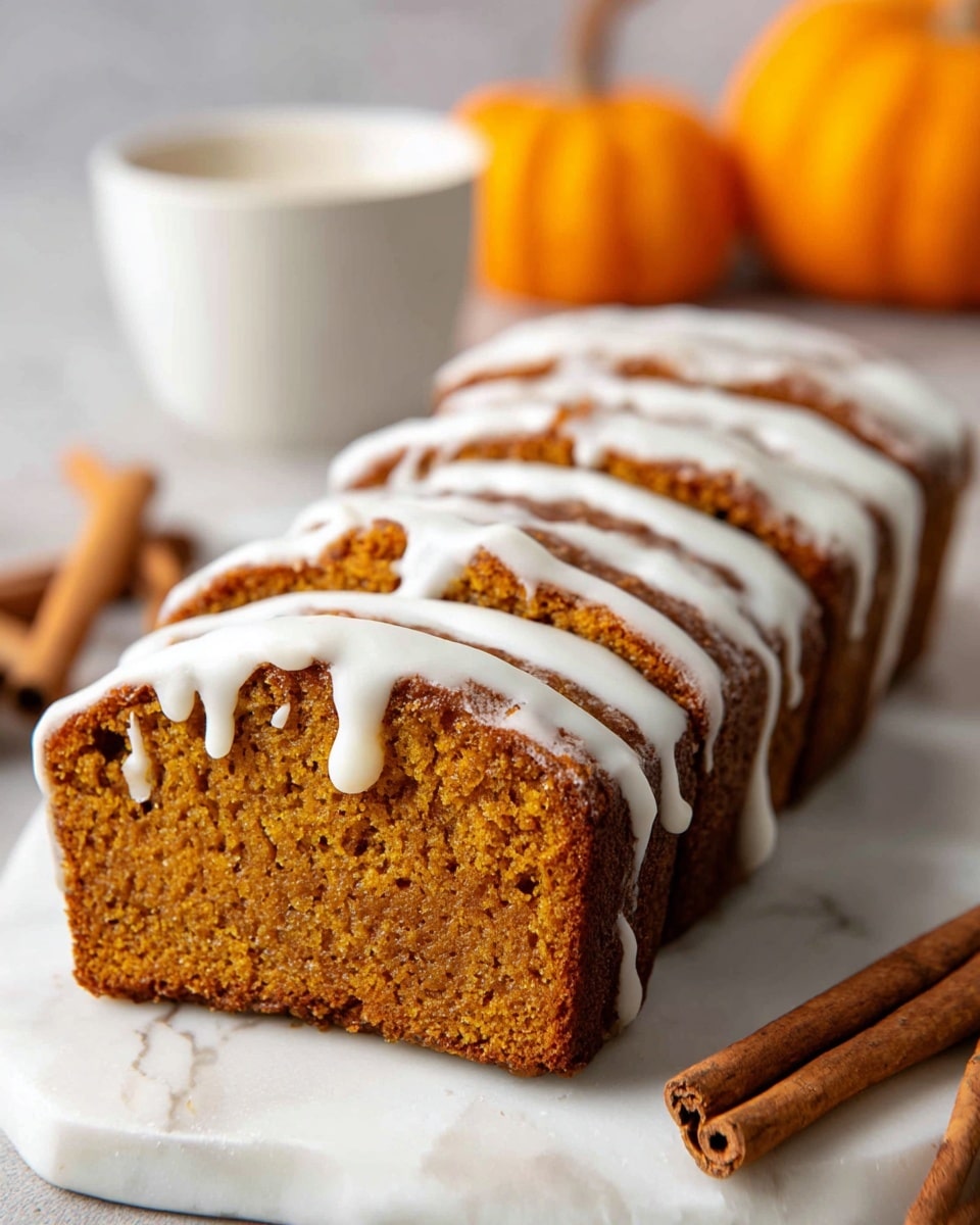 Cream Cheese-Filled Pumpkin Bread Recipe - Recipe Image