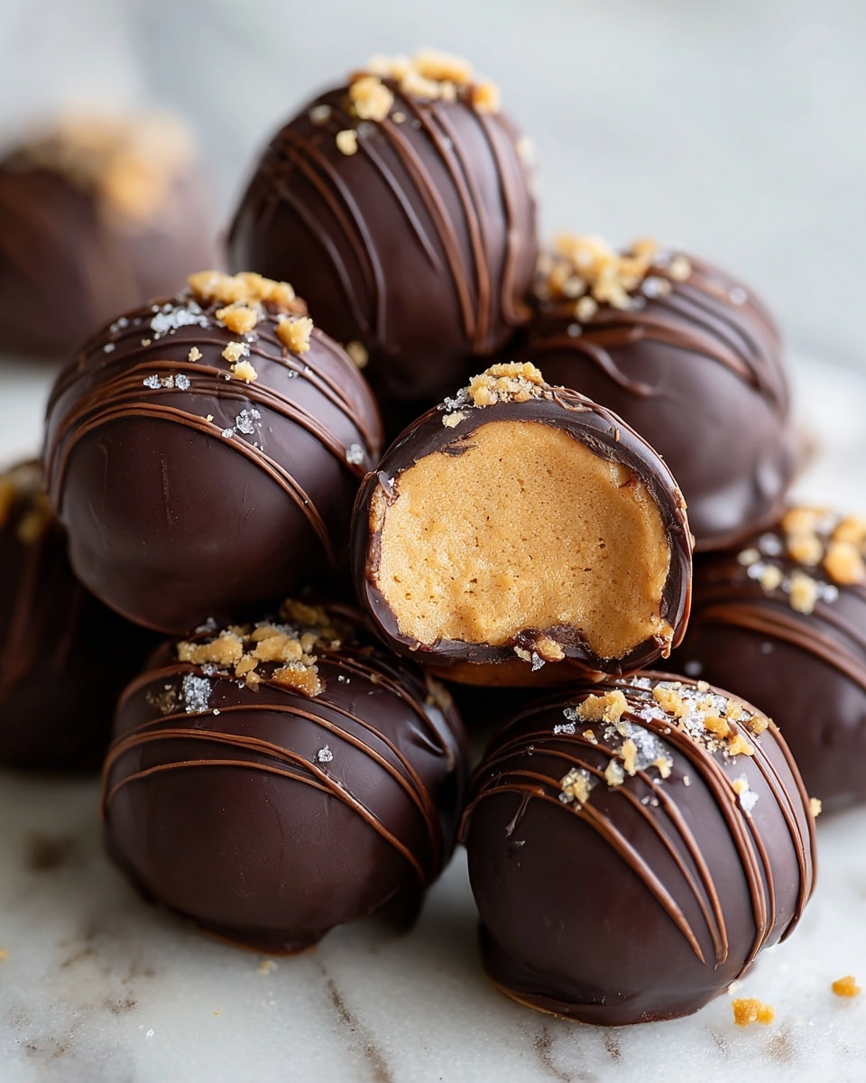 No-Bake Peanut Butter Cheesecake Balls Recipe - Recipe Image