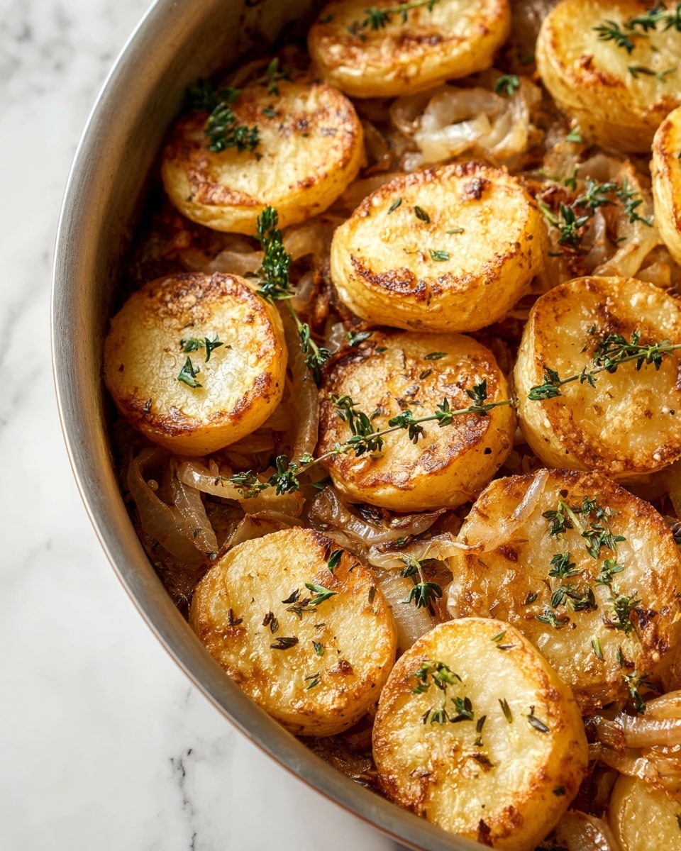 Best Skillet Fried Potatoes and Onions – A Comforting Side Dish Recipe - Recipe Image