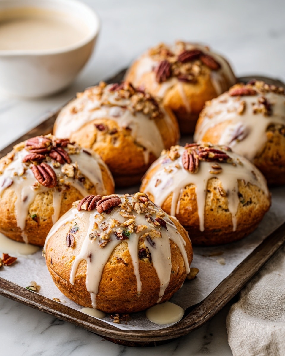 Zucchini Bread Cookies with Brown Butter Glaze Recipe - Recipe Image