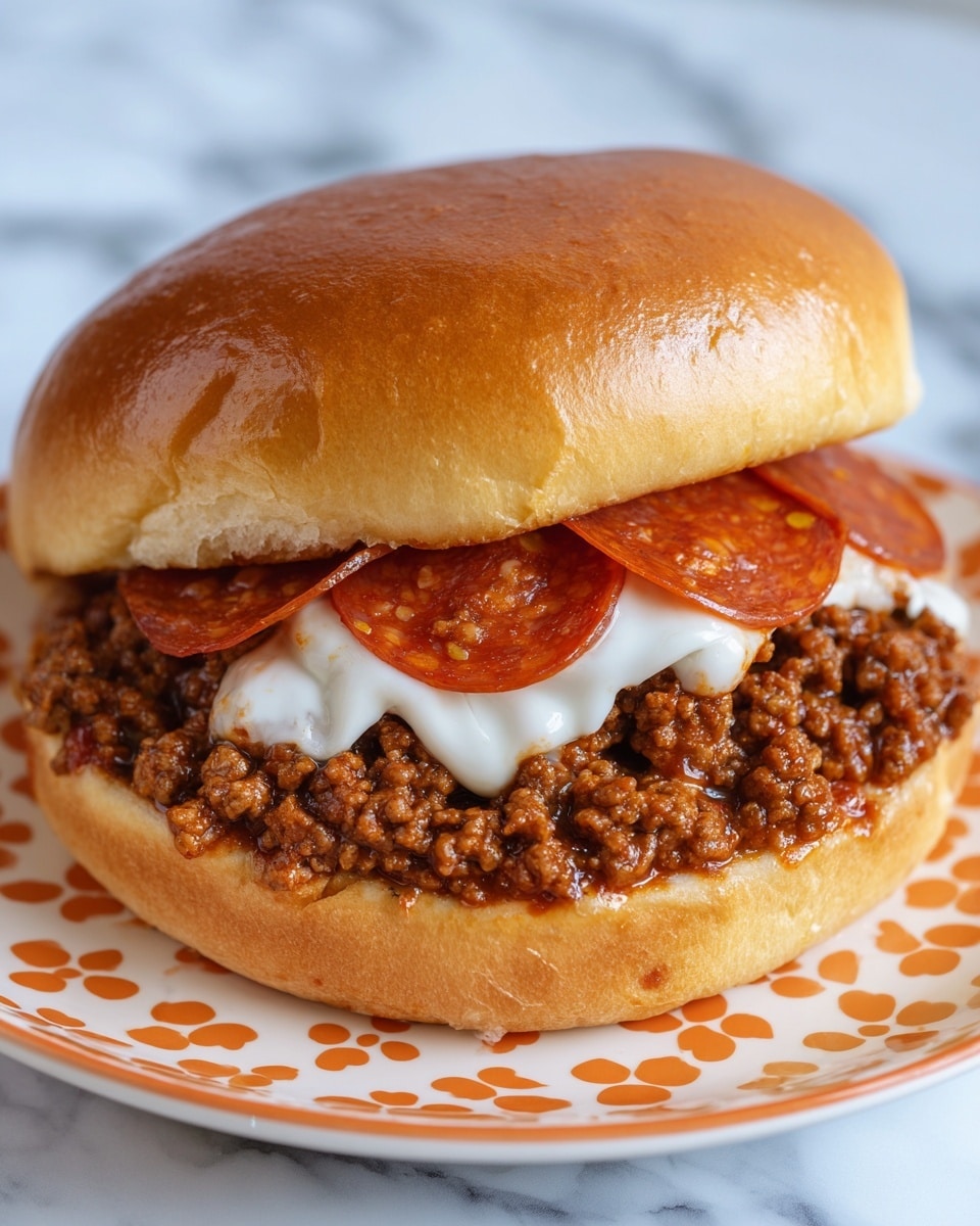 Crockpot Pizza Burgers – A Family Favorite Recipe - Recipe Image