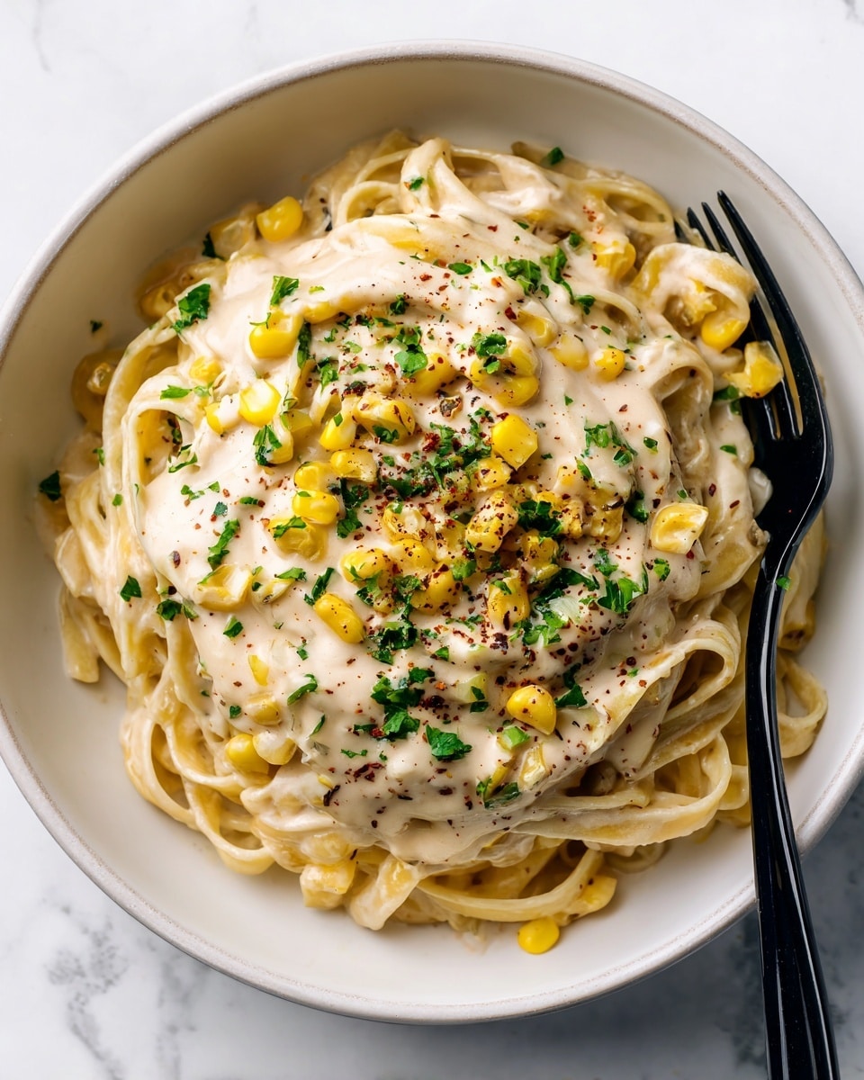 Creamy Oat Milk Alfredo Pasta Sauce Recipe - Recipe Image