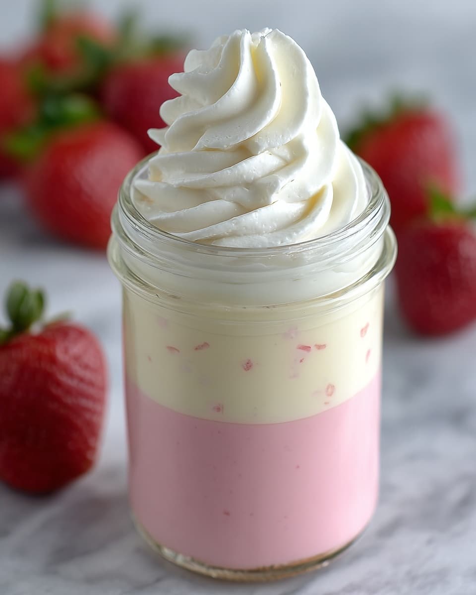 Strawberries and Cream Shake Recipe - Recipe Image